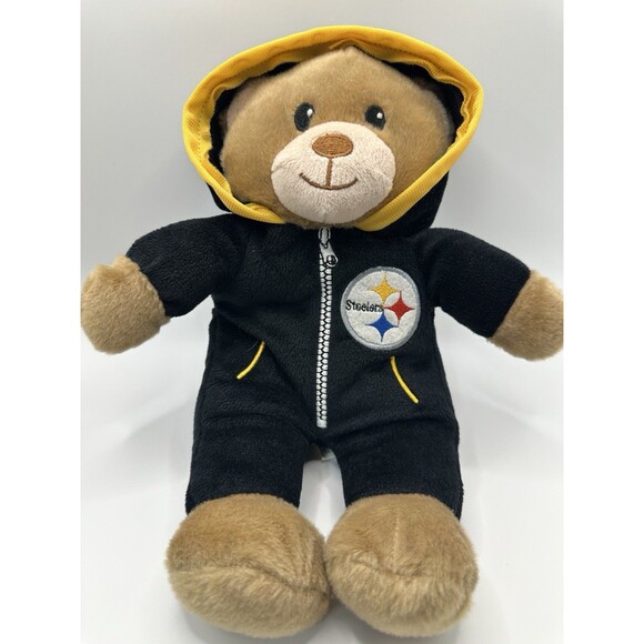Forever Collectibles Other - Pittsburgh Steelers Plush Teddy Bear Forever Collectibles NFL Hoodie Bear